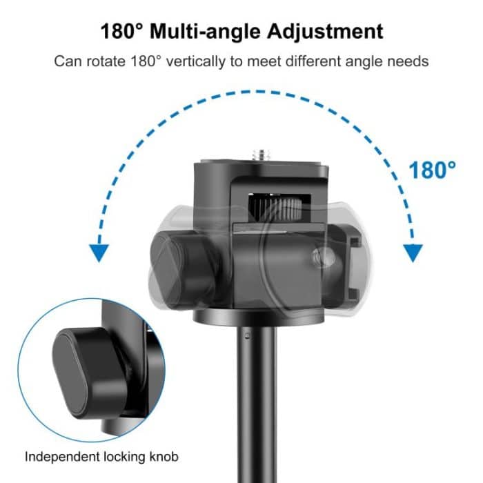 PULUZ 2m 8-section Aluminum Alloy Broadcast Fill Light Bracket Telescopic Tripod – Bild 6