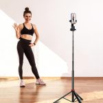 PULUZ 2m 8-section Aluminum Alloy Broadcast Fill Light Bracket Telescopic Tripod – Bild 8