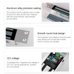 YH-280M Einzeltür-Magnetverriegelung mit Einsteckmontage (600 lbs) – Bild 5