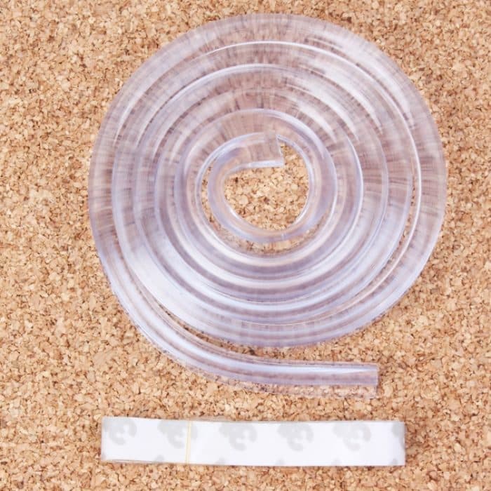 Baby Safety Desk Table Rand Guard Weiche Kantenkissen, Länge: 1m (transparent) – Bild 4