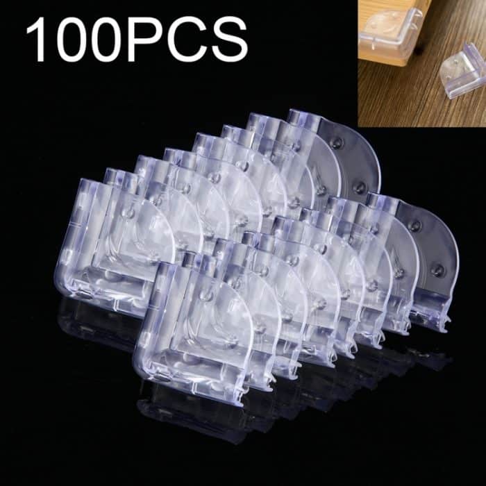 S-BP-0109B.jpg 4 Stück Baby-Schreibtisch-Ecken-Sicherheitsabdeckung, Schutzkissen (4 Stück in einer Verpackung, der Preis gilt für 4 Stück), 100 PCS Smile Pattern – Bild 1