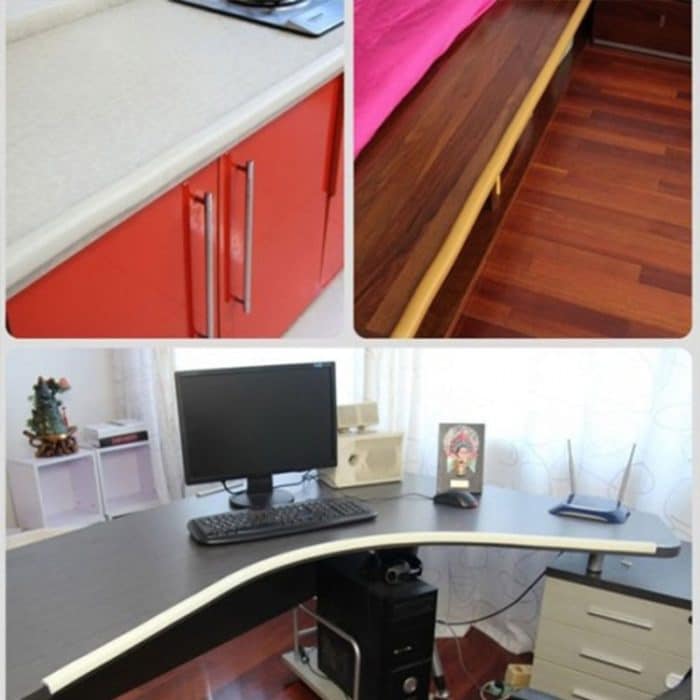 212 cm Babykantenpolsterschaum mit selbstklebendem Klebeband, 212cm Light Green, 212cm Coffee, 212cm Pink, 212cm Gray, 212cm Yellowish Brown – Bild 7