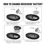 Smart Remote Wireless Key Finder mit LED-Taschenlampe, 1 HF-Sender und 4 Empfängern – Bild 5