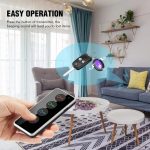 Smart Remote Wireless Key Finder mit LED-Taschenlampe, 1 HF-Sender und 4 Empfängern – Bild 6