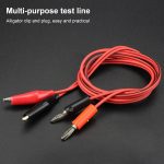 Bananenstecker zum Krokodilklemmen-Drahttestkabel, Länge: 1 m – Bild 3