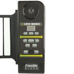 88 Tasten Tragbares MIDI Silikon Flexibles Roll-Up-Klavier, Tastatur: 133 x 14,2 x 0,6 cm – Bild 5