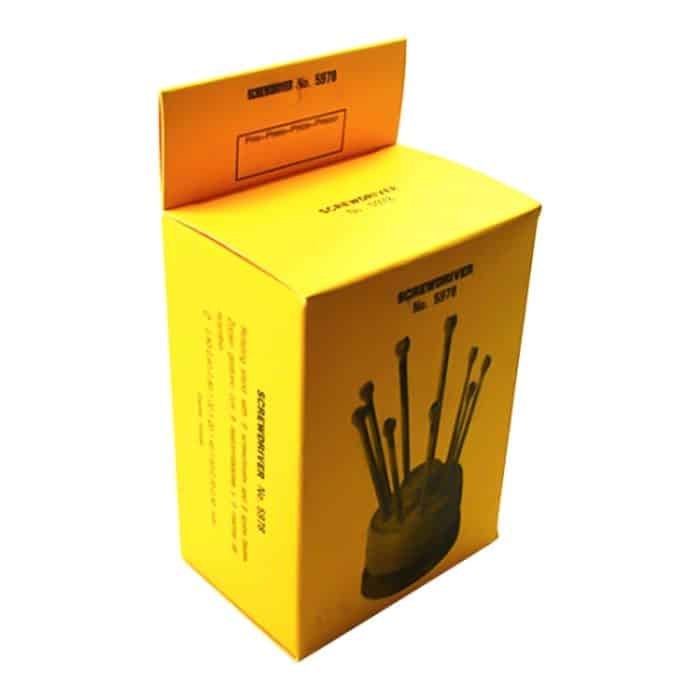 9 PCS 0,5 mm-2,5 mm Uhrenreparatur-Schraubendreher-Werkzeugsatz-Set (Silber) – Bild 5