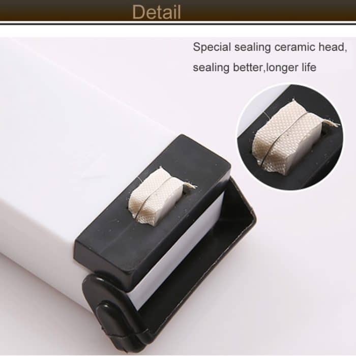 Multifunktions-tragbare Handy-Versiegelungsmaschine für tragbare Mini-Plastiktüten (weiß) – Bild 5