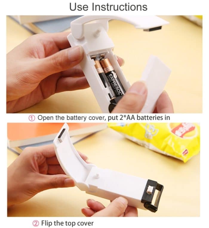 Multifunktions-tragbare Handy-Versiegelungsmaschine für tragbare Mini-Plastiktüten (weiß) – Bild 9