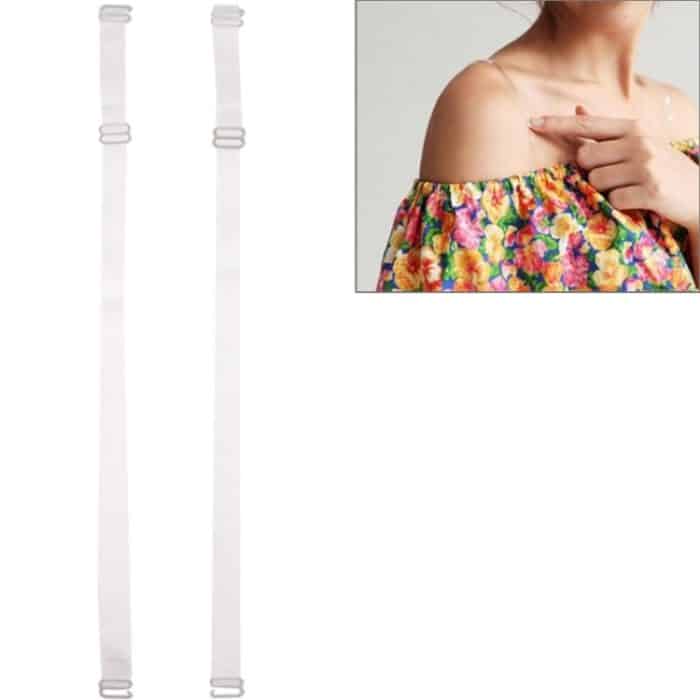 5 Stück unsichtbarer BH-Schultergurt für Damen, Ersatz (transparent) – Bild 2