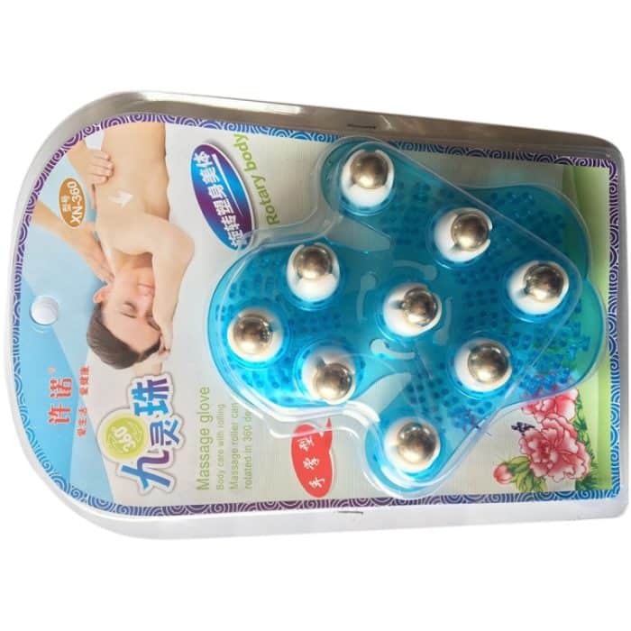 Verdicktes palmenförmiges Handball-Meridian-Massagegerät, Nine balls Magenta, Nine balls Blue – Bild 6