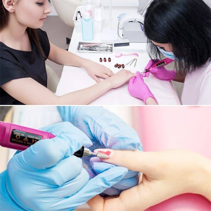 Mini-Nagelmaschine, Rotationsdetailschnitzer mit variabler Geschwindigkeit (rot) – Bild 7