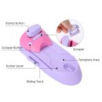 DIY Nail Art Druckstempel Maschinenset – Bild 3