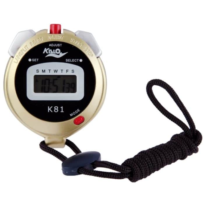 KISLO K81 Stoppuhr Professional Chronograph Handheld Digital LCD Sportzähler Timer mit Armband – Bild 3