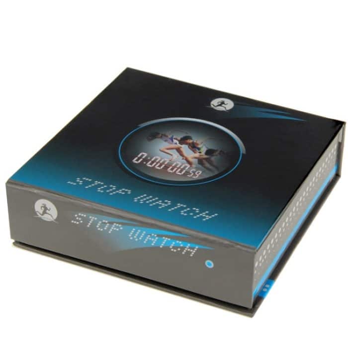 PS528 Metall Stoppuhr Professional Chronograph Handheld Digital LCD Sportzähler Timer mit Armband – Bild 7