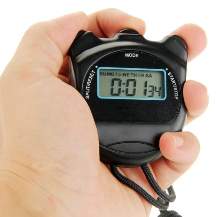 PS50 Stoppuhr Professional Chronograph Handheld Digital LCD Sportzähler Timer mit Armband – Bild 2