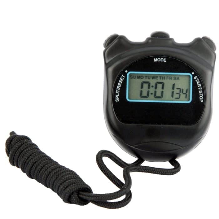 PS50 Stoppuhr Professional Chronograph Handheld Digital LCD Sportzähler Timer mit Armband – Bild 3