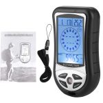 8 in 1 (Höhenmesser + Wetter + Höhe + Kompass + Thermometer + Uhr + Kalender + LED-Hintergrundbeleuchtung) Multifunktions-Kompass für digitale Höhenmesser – Bild 4