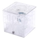 3D-Puzzle, transparentes Geldlabyrinth, Sparmünzen-Geschenkbox, 3D Puzzle Saving Coin – Bild 2