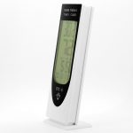 HTC-8 Luminous LCD Digital LED Nachtlichtthermometer Hintergrundbeleuchtung Hygrometer Feuchtigkeitsmesser, mit Alarm / Datum / Uhr / Kalender – Bild 3