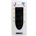 HTC-8 Luminous LCD Digital LED Nachtlichtthermometer Hintergrundbeleuchtung Hygrometer Feuchtigkeitsmesser, mit Alarm / Datum / Uhr / Kalender – Bild 6