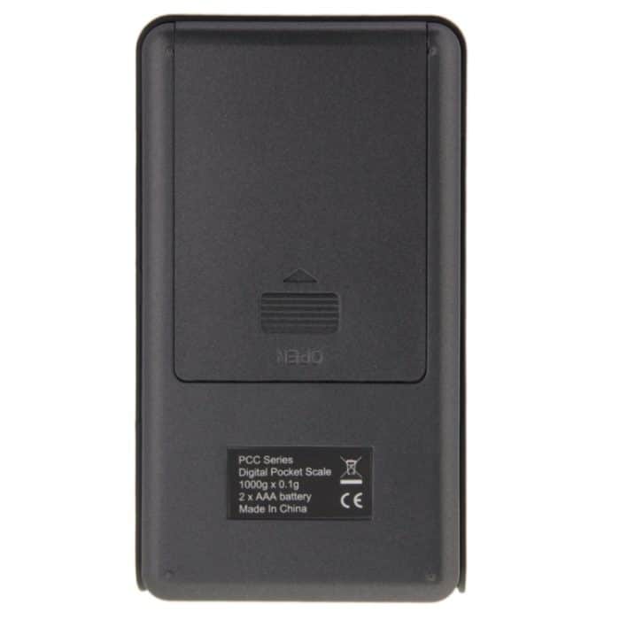 2 in 1-elektronischen Taschen 1000g x 0.1g Schmucksache-Digital-Skala-Balance + Rechner mit Digits LCD Display – Bild 3