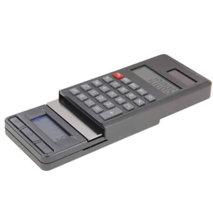 2 in 1-elektronischen Taschen 1000g x 0.1g Schmucksache-Digital-Skala-Balance + Rechner mit Digits LCD Display – Bild 5