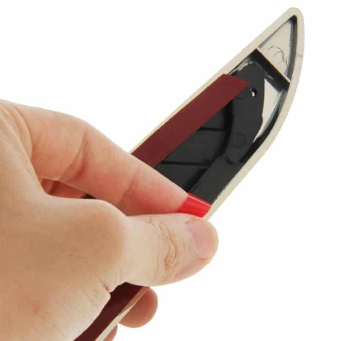 2 PCS Bonnet Air Flow Vent Fender Aufkleber für Autodekoration, Größe: 36,5 cm x 3,5 cm x 1 cm – Bild 5