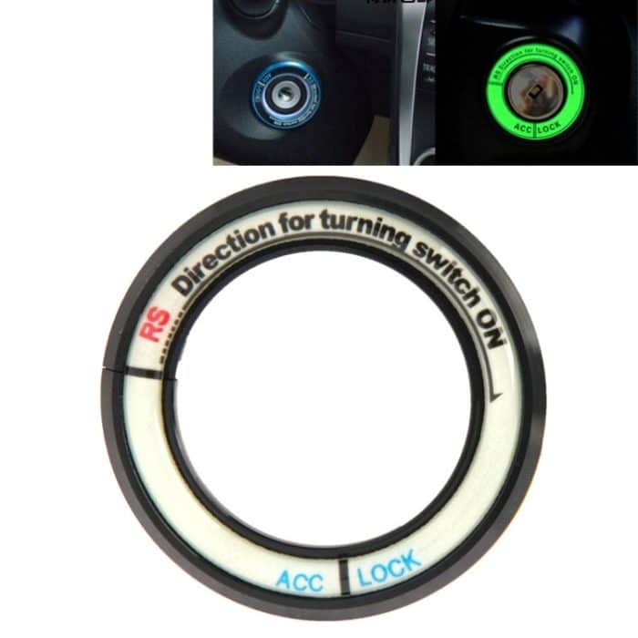 Zündschlüsselring aus fluoreszierender Aluminiumlegierung, Innendurchmesser: 3,4 cm – Bild 2