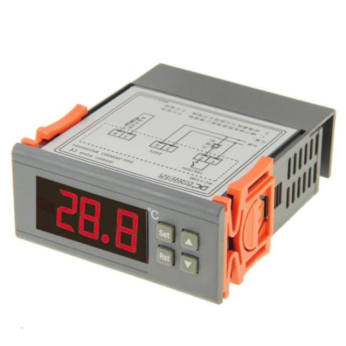 RC-210M Digitaler LCD-Temperaturregler Thermoelement-Thermostatregler mit Sensortermometer, Temperaturbereich: -40 bis 110 Grad Celsius – Bild 1
