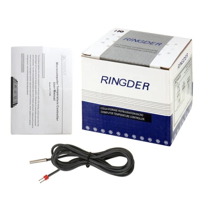 RC-210M Digitaler LCD-Temperaturregler Thermoelement-Thermostatregler mit Sensortermometer, Temperaturbereich: -40 bis 110 Grad Celsius – Bild 4