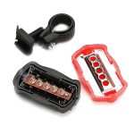 5 LED 7 Mode Fahrrad Fahrrad Heckheck Sicherheit Blitzlicht Lampe – Bild 6