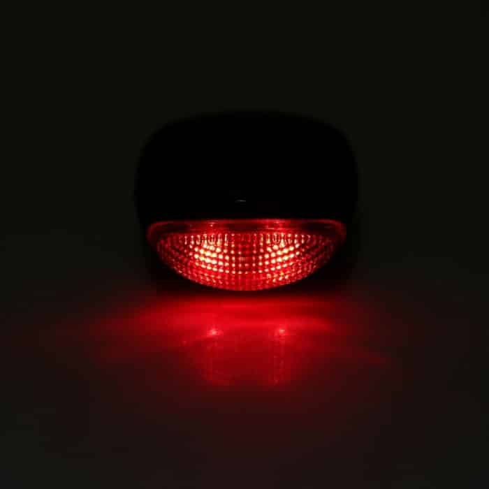 4 Blitzmodus verfügbar Solarenergie wiederaufladbares Fahrradrücklicht mit 2 roten LED – Bild 7