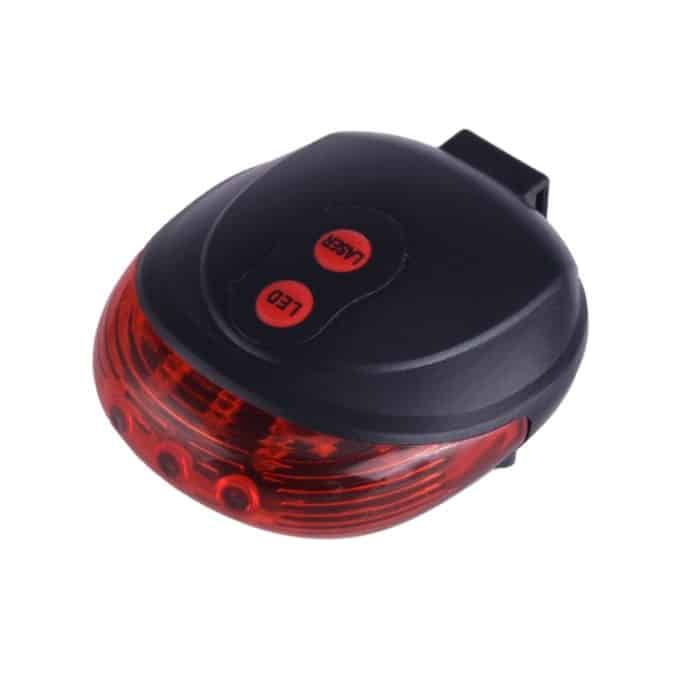 Fahrrad LED Licht Laser Nacht Mountainbike Rücklicht Rücklicht MTB Sicherheit Warnung Fahrrad Rücklicht Lampe Bycycle Licht, Red, Blue – Bild 2