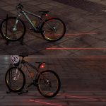 Fahrrad LED Licht Laser Nacht Mountainbike Rücklicht Rücklicht MTB Sicherheit Warnung Fahrrad Rücklicht Lampe Bycycle Licht, Red, Blue – Bild 9