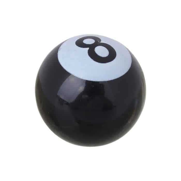 Universal 8 mm American Billiards No.8 Ball Style Kunststoff-Ventilkappen für Autoreifen, 4 Stück, No.8 Ball – Bild 5