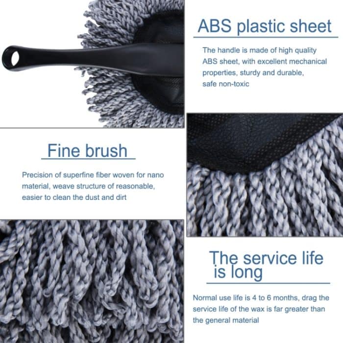 KANEED SL-915 Auto-Armaturenbrett-Staubwedel, waschbarer Mikrofaser-Innen- und Außenoberflächenreiniger, mit Wachs behandelt, professionelles Detaillierungswerkzeug, Größe: 34 x 19 cm, Surface Cleaner, UK Stock Surface Cleaner, US Stock Surface Cleaner... – Bild 4