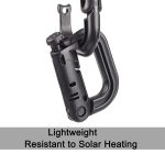 Tragbarer Karabiner aus Kunststoff, 4 Stück in einer Verpackung, der Preis gilt für 4 Stück (Hellgrau), 4PCS Plastic Carabiner – Bild 3