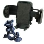 Universal Bebensichere Fahrradhalterung mit 360-Grad-Drehung (Fahrradhalter) für iPhone 5 & 5S & 5C / iPhone 4 & 4S / andere Mobiltelefone / MP4 / PDA, Breite: 4 cm - 7,2 cm (schwarz) – Bild 4