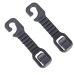 20 PCS Clever Kunststoff-Pothook für die Kopfstütze der Autositz-Rückenlehne (schwarz)