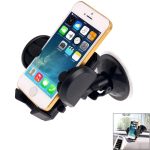 Universal 360 Grad Rotationssaugnapf Autohalter / Desktop Stand, Für iPhone, Galaxy, Sony, Lenovo, HTC, Huawei und andere Smartphones mit einer Breite von 3,5 cm - 10 cm (schwarz)