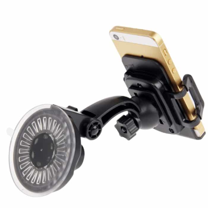 Universal 360 Grad Rotation Saugnapf Auto Halter / Desktopständer für iPhone, Galaxy, Sony, Lenovo, HTC, Huawei und andere Smartphones der Breite: 4,5 cm - 7.4cm (schwarz) – Bild 3