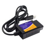 USB ELM327 OBDII-Autodiagnosetool für Notebook / PC (schwarz)