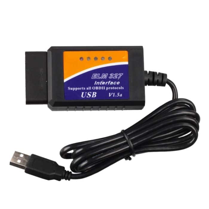 USB ELM327 OBDII-Autodiagnosetool für Notebook / PC (schwarz) – Bild 2