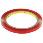 10 PCS Universal Car Transparent Doppelseitiges Klebeband, Breite: 6 mm (rot) – Bild 2