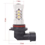 9006 80W 800LM 6500K Weißlicht 16-3535-LEDs Auto-Nebelscheinwerfer, Konstantstrom, DC12-24V (Weißlicht) – Bild 6