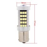 2 PCS 1156 / BA15S 12,6 W 630LM 6500K Weißlicht 2835 SMD 66 LED-Auto-Brems- / Lenklicht, DC12V – Bild 4