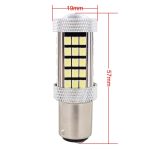 2 PCS 1157 / BAY15D 12,6 W 630LM 6500K Weißlicht 2835 SMD 66 LED-Auto-Brems- / Lenklicht, DC12V – Bild 4