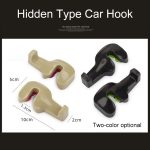 1 Paar versteckter Autohaken, Hidden Type Car Hook(Black), Hidden Type Car Hook(Green), Hidden Type Car Hook(Khaki), Hidden Type Car Hook(Blue) – Bild 5