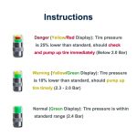 4 PCS 2,4 bar Reifendruckerkennungsschraube – Bild 5